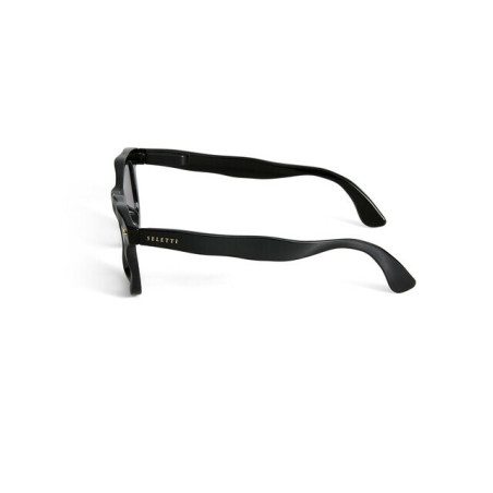 Lunettes de Soleil Seletti x OKKIA - Dakota Black OKS02BB – monture tendance aux lignes affirmées et protection UV