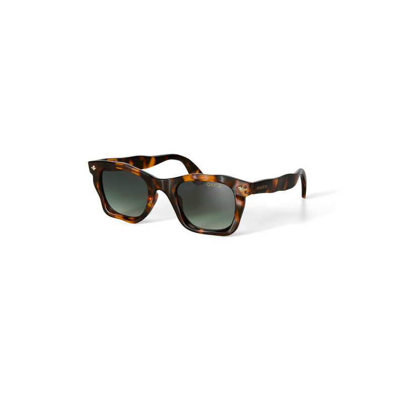 Lunettes de Soleil Seletti x OKKIA - Dakota Havana OKS02CHG – monture tendance aux lignes affirmées et protection UV