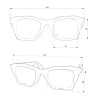 Lunettes de Soleil Seletti x OKKIA - Dakota Havana OKS02CHG – monture tendance aux lignes affirmées et protection UV