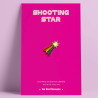 Pin’s Star Shooting, étoile filante élégante porteuse de rêves et d'inspiration by Les Imprimeuses.