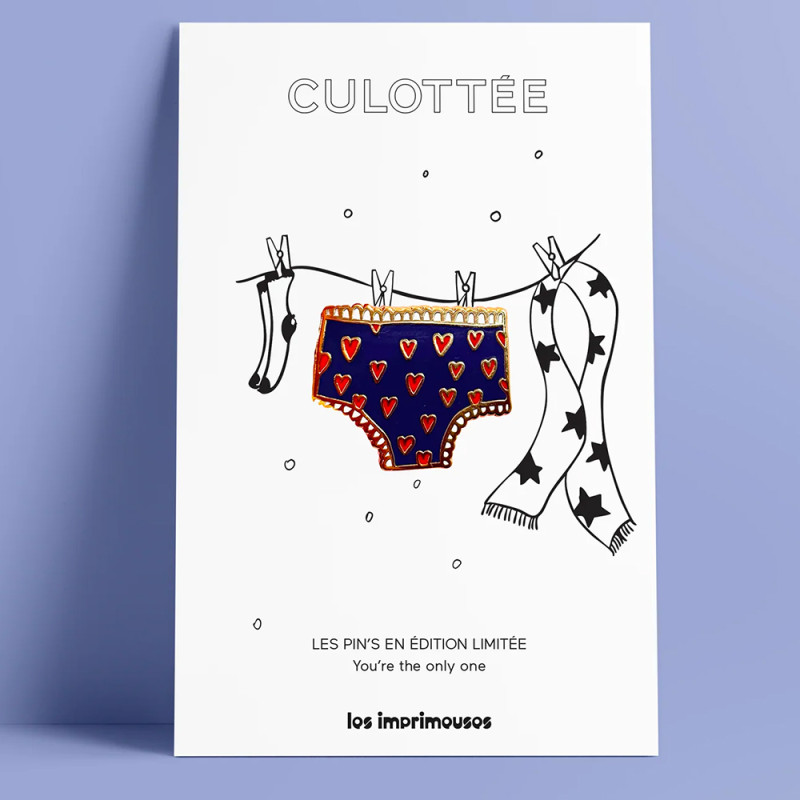 Pin’s Culotte des Imprimeuses, la création décalée et pleine d'humour qui ose