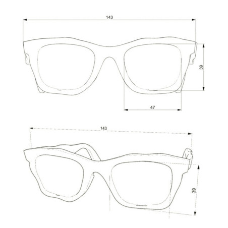 Lunettes de Soleil Seletti x OKKIA - Kansas Black OKS01BB – allure distinctive, confort durable et style intemporel