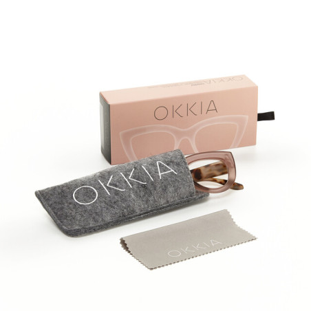 Lunettes de Lecture OKKIA Claudia Big Cat Eye OK023 | Style Élégant