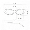 Lunettes de Lecture Okkia Lina Small Cat Eye - OK-039 | Style Cat Eye Chic