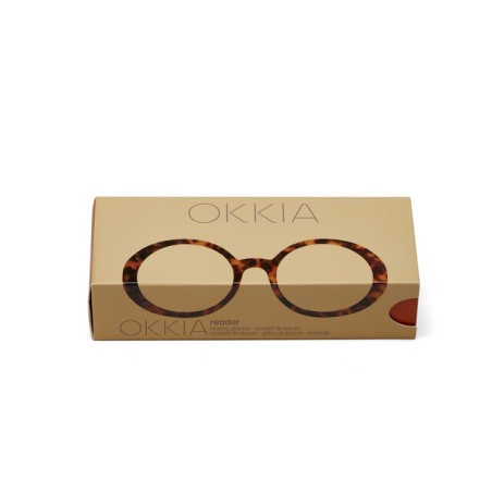 Lunettes de lecture Okkia - Laura Havana - OK024CH – élégance contemporaine et confort visuel au quotidien