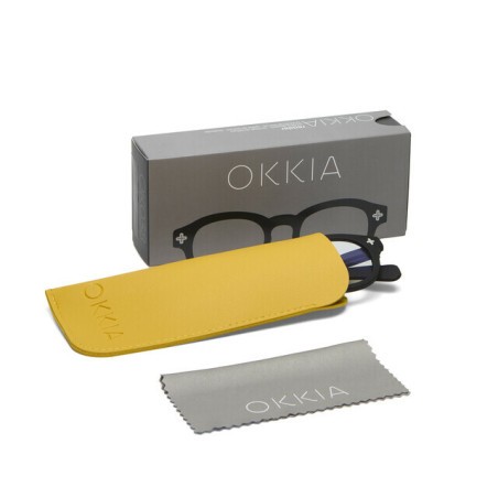 Lunettes de lecture Okkia - Milano Black - OK038BK – design urbain élégant et confort de lecture optimal au quotidien