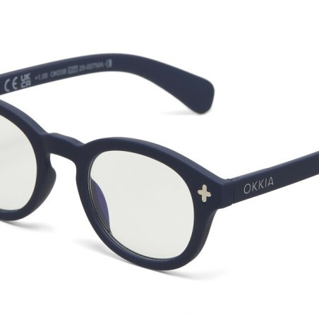 Lunettes de lecture Okkia - Milano Midnight - OK038MN – design urbain élégant et confort de lecture optimal au quotidien