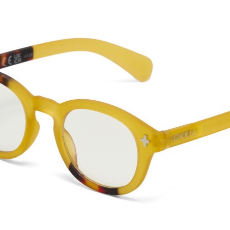 Lunettes de lecture Okkia - Milano Giallo - OK038Y3H – design urbain élégant et confort de lecture optimal au quotidien
