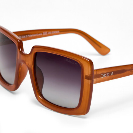 Lunettes de Soleil OKKIA CLUB - Ischia Orange OKL05JOR – style moderne et confort visuel sous le soleil