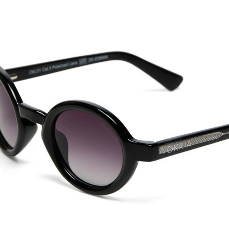 Lunettes de Soleil OKKIA CLUB - Alicudi Black OKL01BB – esprit italien minimaliste et design facile à porter