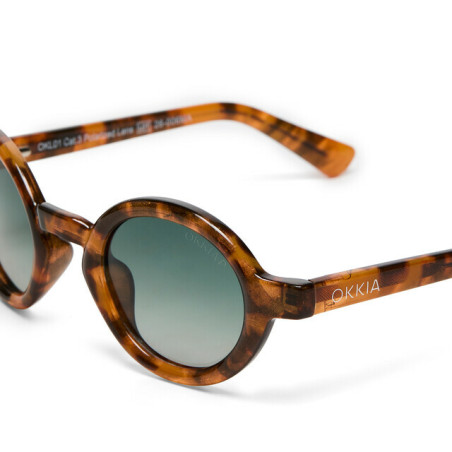 Lunettes de Soleil OKKIA CLUB - Alicudi Havana OKL01CHG – esprit italien minimaliste et design facile à porter