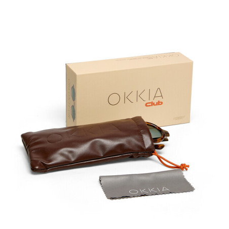 Lunettes de Soleil OKKIA CLUB - Alicudi Havana OKL01CHG – esprit italien minimaliste et design facile à porter