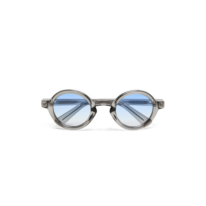 Lunettes de Soleil OKKIA CLUB - Alicudi Translucent Smoke OKL01TSM – esprit italien minimaliste et design facile à porter