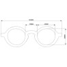 Lunettes de Soleil OKKIA CLUB - Alicudi Translucent Smoke OKL01TSM – esprit italien minimaliste et design facile à porter