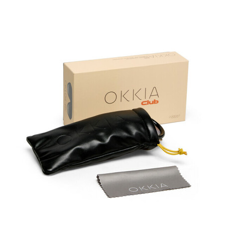 Lunettes de Soleil OKKIA CLUB - Panarea Black OKL04BB – design élégant et estival et protection solaire confortable au quotidien