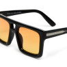 Lunettes de Soleil OKKIA CLUB - Vulcano Black OKL03BY – monture aux lignes équilibrées et allure tendance