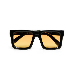 Lunettes de Soleil OKKIA CLUB - Vulcano Black OKL03BY – monture aux lignes équilibrées et allure tendance