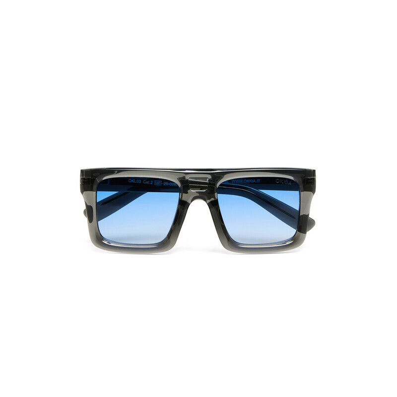 Lunettes de Soleil OKKIA CLUB - Vulcano Smoke OKL03TSM – monture aux lignes équilibrées et allure tendance