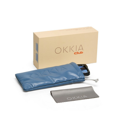 Lunettes de Soleil OKKIA CLUB - Vulcano Smoke OKL03TSM – monture aux lignes équilibrées et allure tendance
