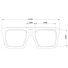 Lunettes de Soleil OKKIA CLUB - Vulcano Smoke OKL03TSM – monture aux lignes équilibrées et allure tendance