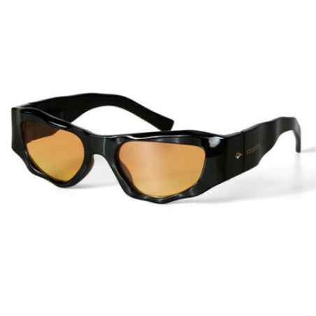 Lunettes de Soleil Seletti x OKKIA - Colorado Black OKS03BY – style italien audacieux et confort visuel sous le soleil