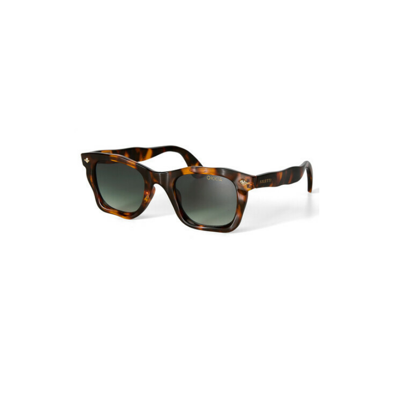 Lunettes de Soleil Seletti x OKKIA - Dakota Havana OKS02CHG – monture tendance aux lignes affirmées et protection UV