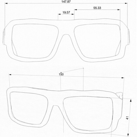 Lunettes de Soleil Seletti x OKKIA - Kansas Black OKS01BY – allure distinctive, confort durable et style intemporel