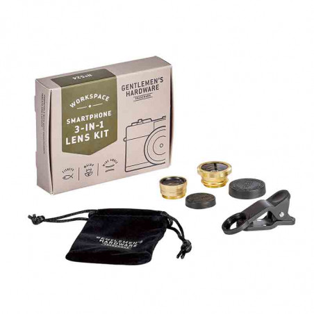 Kit Photo Smartphone 3-En-1| Gentlemen’s Hardware | Idées Cadeaux Homme Kit Photo Smartphone 3-En-1| Gentlemen’s Hardware | Idées Cadeaux Homme