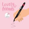 Stylo Lovely Friends Legami CPP00 – une écriture fluide, un compagnon attachant et une touche de bonne humeur à chaque mot