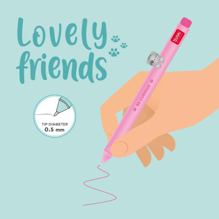 Stylo Lovely Friends Legami CPP00 – une écriture fluide, un compagnon attachant et une touche de bonne humeur à chaque mot
