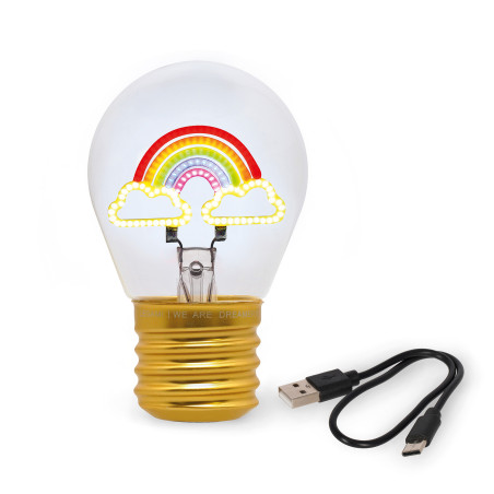 Ampoule Bulb Fiction Legami CLB00 – lumière douce, décoration originale et design créatif qui illuminent chaque intérieur