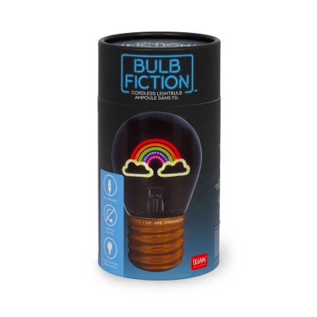 Ampoule Bulb Fiction Legami CLB00 – lumière douce, décoration originale et design créatif qui illuminent chaque intérieur