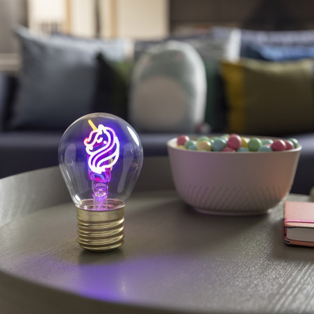 Ampoule Bulb Fiction Legami CLB00 – lumière douce, décoration originale et design créatif qui illuminent chaque intérieur