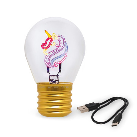 Ampoule Bulb Fiction Legami CLB00 – lumière douce, décoration originale et design créatif qui illuminent chaque intérieur