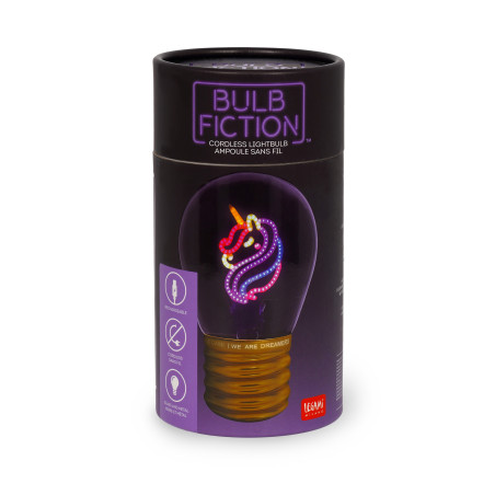 Ampoule Bulb Fiction Legami CLB00 – lumière douce, décoration originale et design créatif qui illuminent chaque intérieur