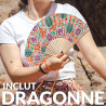 Éventail Fisura "FIGUE : Le charme et le sucre du fruit dans un éventail élégant.
