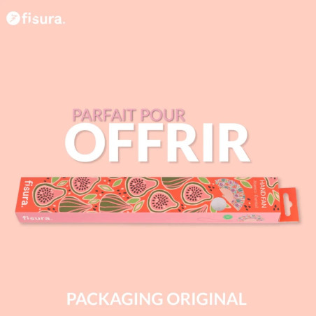 Éventail Fisura "FIGUE : Le charme et le sucre du fruit dans un éventail élégant.