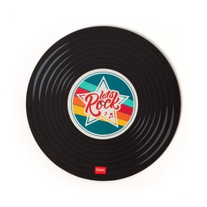 Mousse Pad Disque Vinyl Legami – glisse précise, confort quotidien et design rétro inspiré des vinyles