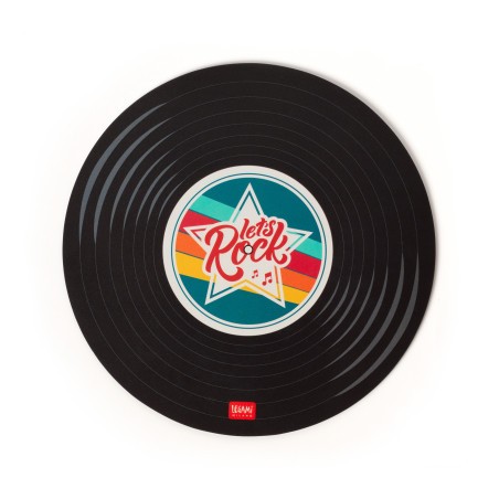 Mousse Pad Disque Vinyl Legami – glisse précise, confort quotidien et design rétro inspiré des vinyles