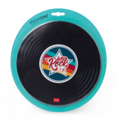 Mousse Pad Disque Vinyl Legami – glisse précise, confort quotidien et design rétro inspiré des vinyles