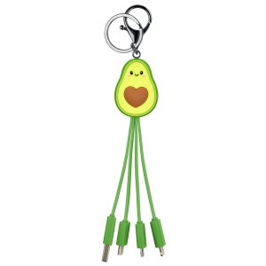 Cable Recharge Avocat Legami – design kawaii et style original pour connecter vos appareils avec une touche de bonne humeur.