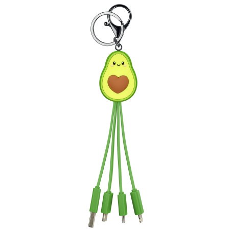 Cable Recharge Avocat Legami – design kawaii et style original pour connecter vos appareils avec une touche de bonne humeur.