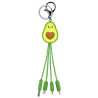 Cable Recharge Avocat Legami – design kawaii et style original pour connecter vos appareils avec une touche de bonne humeur.