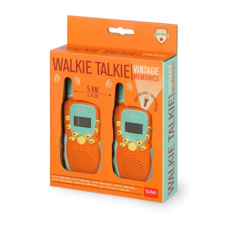 Set de 2 Talkies-Walkies Legami – communication instantanée, aventures sans limites et design coloré pour jouer partout