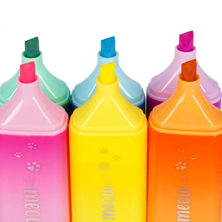 Meow Highlighter Legami – des couleurs éclatantes et tout le savoir-faire Legami pour illuminer chaque prise de notes.
