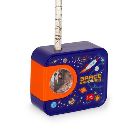 Taille-Crayon Électrique Legami – design original et praticité au quotidien pour des crayons toujours parfaitement taillés