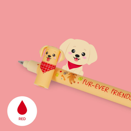 Set de 3 Stylos Gel Effaçables Legami –  personnages Golden + Bulldog pour vous apporter une touche de créativité