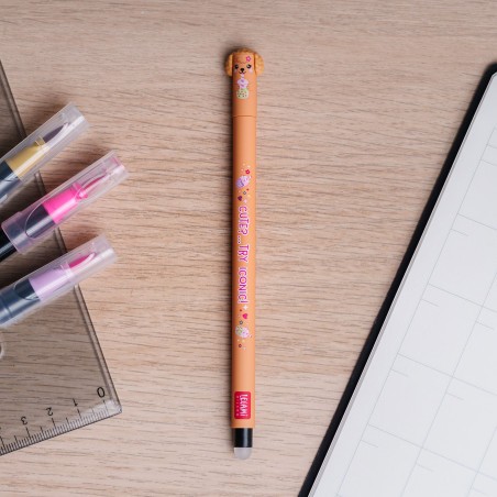 Set de 3 Stylos Gel Effaçables Legami –  personnages Golden + Bulldog pour vous apporter une touche de créativité