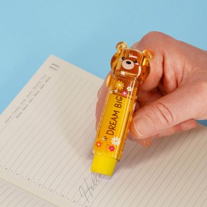 Gomme Rétractable Teddy Legami – mécanisme rétractable pratique et design Teddy craquant pour une papeterie stylée.