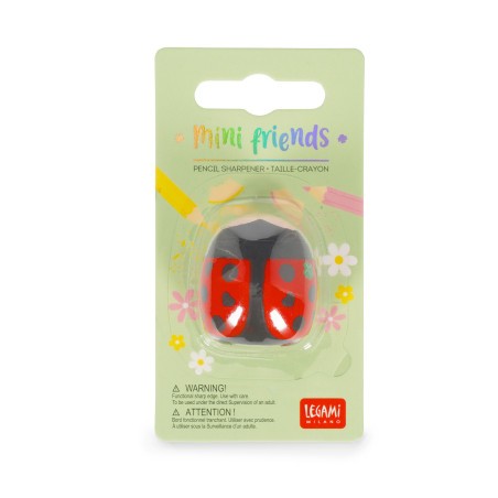 Taille-Crayon Ladybug Legami – design coccinelle et qualité italienne pour une papeterie pratique et pleine de personnalité.